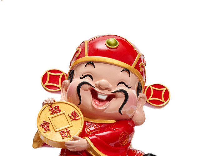 财神公仔Q版摆件