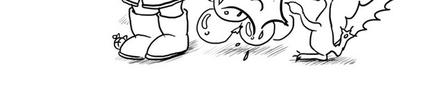 手绘破五接财神漫画