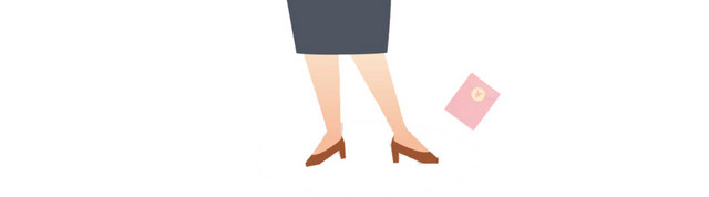 卡通戴着财神帽的女人免抠图