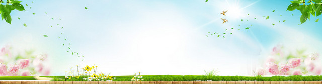淘宝青春帆布鞋清新唯美背景BANNER