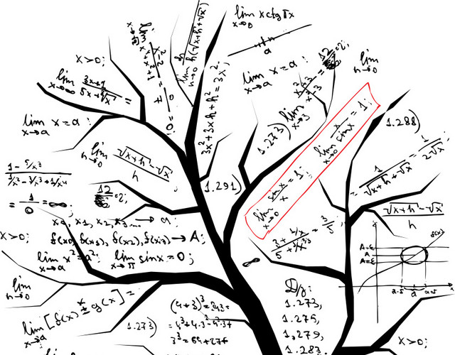 矢量数学小树