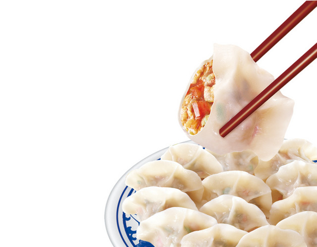 饺子矢量图