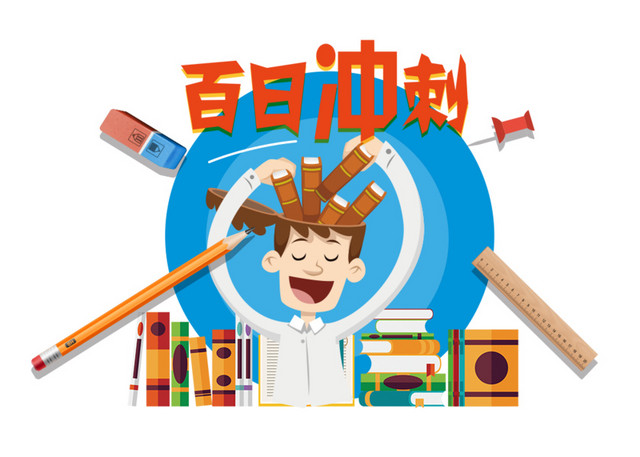 高考倒计时百日冲刺主题