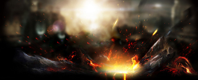 淘宝炫酷黑金BANNER