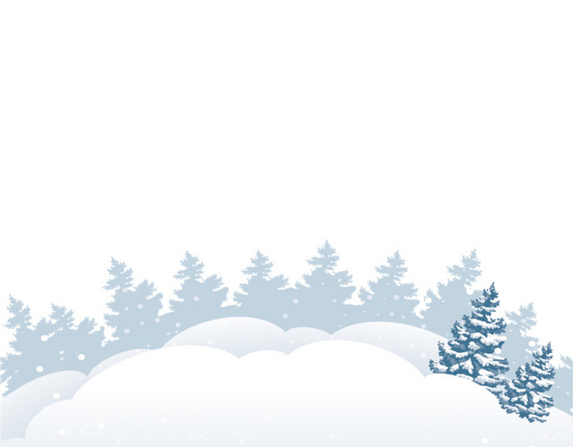 冬天大雪矢量北极雪