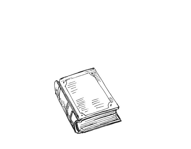 素描书本矢量图标图形