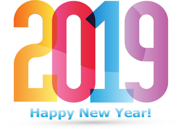 2019新年快乐创意素材