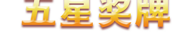 五星奖牌
