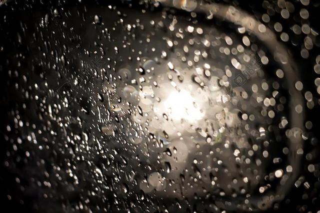 光 非 雨水 反映 流 水 暗 晚上 窗口 玻璃 生活