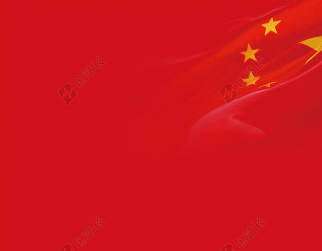 红色简约澳门回归纪念日背景