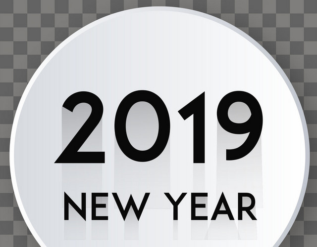 数字20192019圆形素材