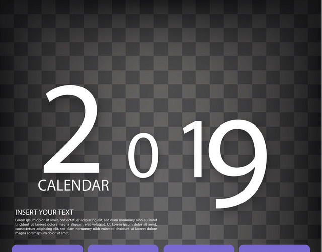 猪年台历2019年历