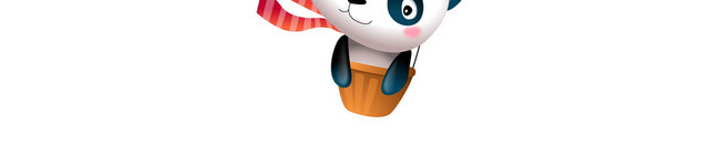 爱心熊猫