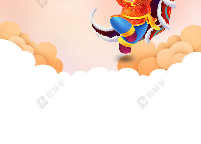 简约2019猪年背景素材新年元旦小年