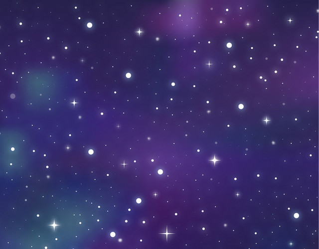 梦幻夜空星云云朵彩云素材