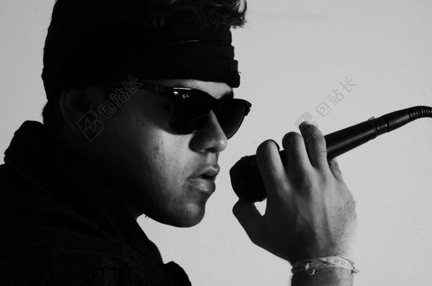 广告复古老旧歌手背景图片