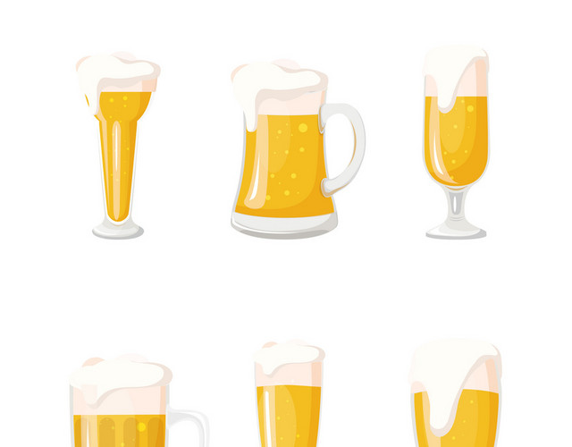 美食啤酒杯子