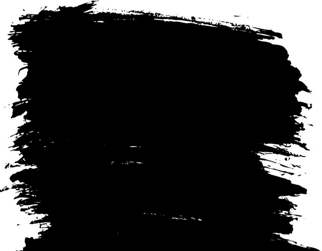 擦拭笔墨   黑色  擦拭  斑驳笔刷  斑驳笔刷效