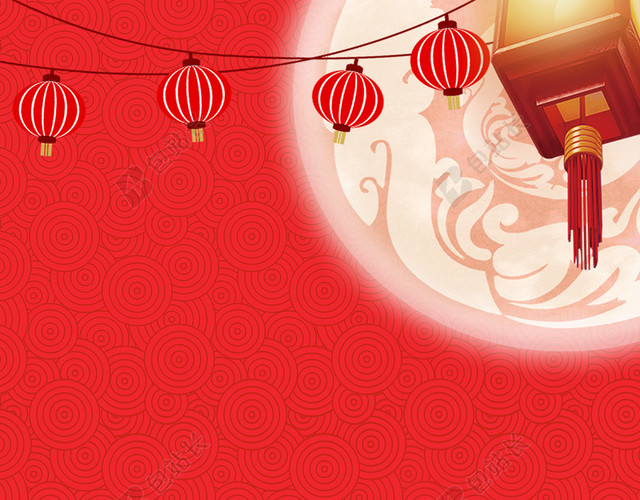 中国风火车红色背景全国火车春运背景模板