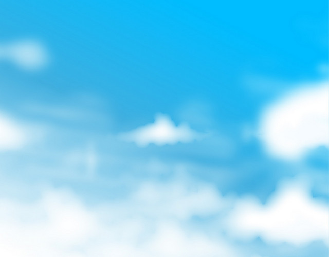 天空白云清新云彩