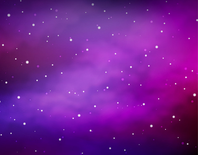 天空紫色星辰