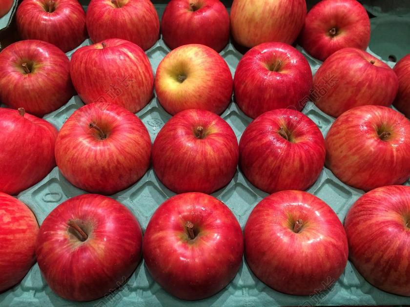 苹果 红色 一滴水 年轻活泼 黄色 水果 堆起