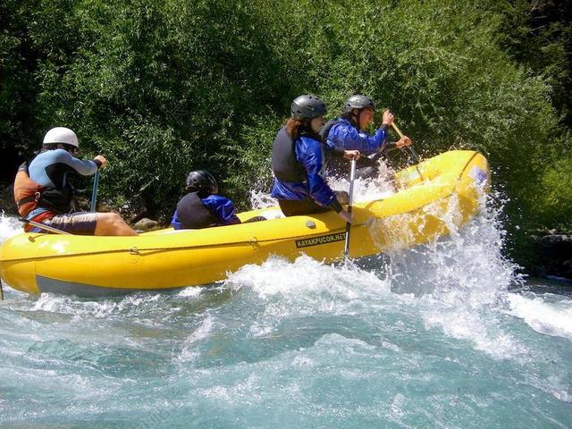 漂流 PUCON 河 冒险 船 划船 性质 运动