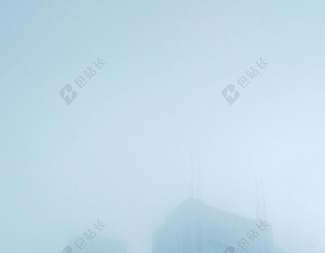 拒绝雾霾绿色家园雾霾环保公益蓝色海报背景