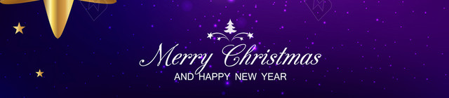平安夜圣诞紫色星空五角星铃铛圣诞节海报背景