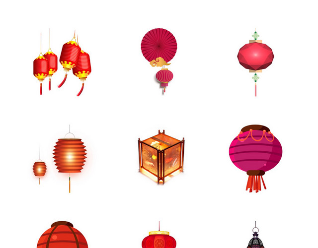 新年灯笼素材