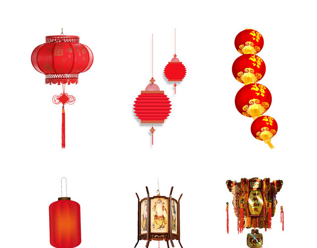 新年灯笼素材