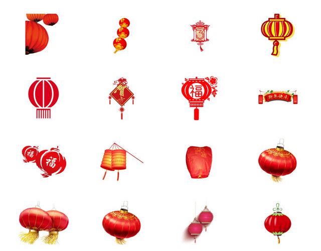 新年灯笼素材