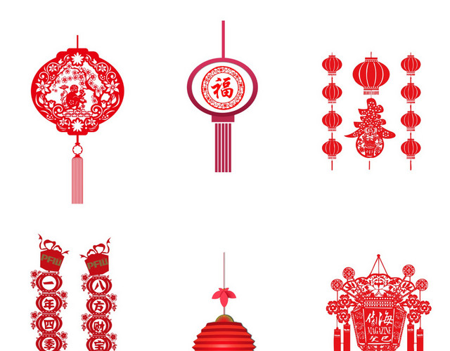 新年灯笼素材