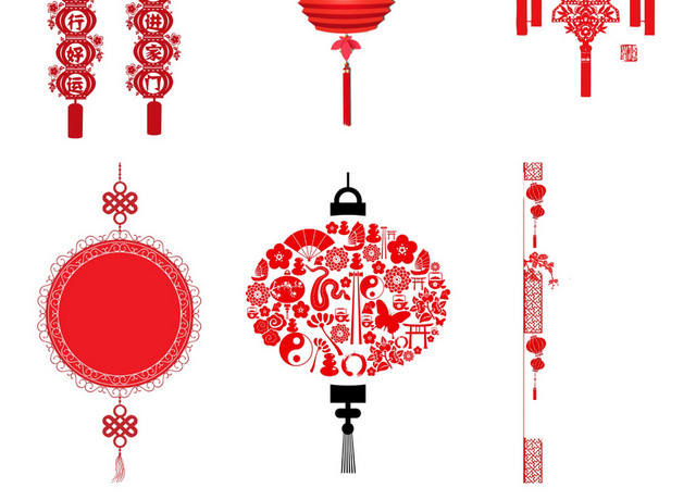 新年灯笼素材