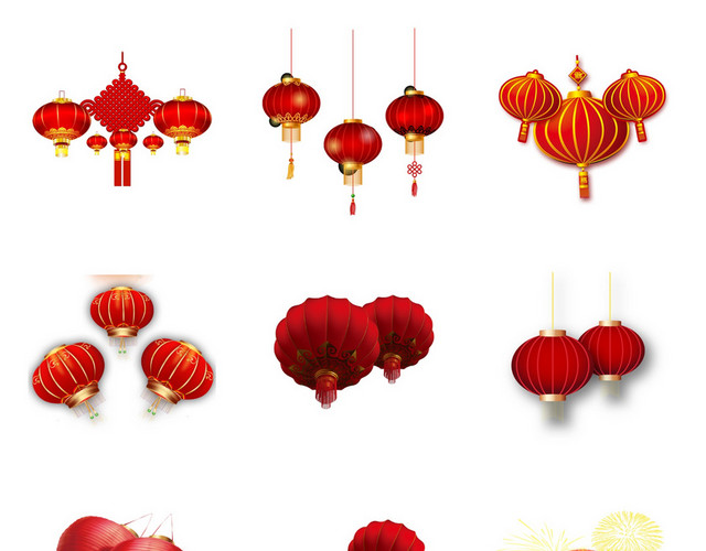 新年灯笼素材