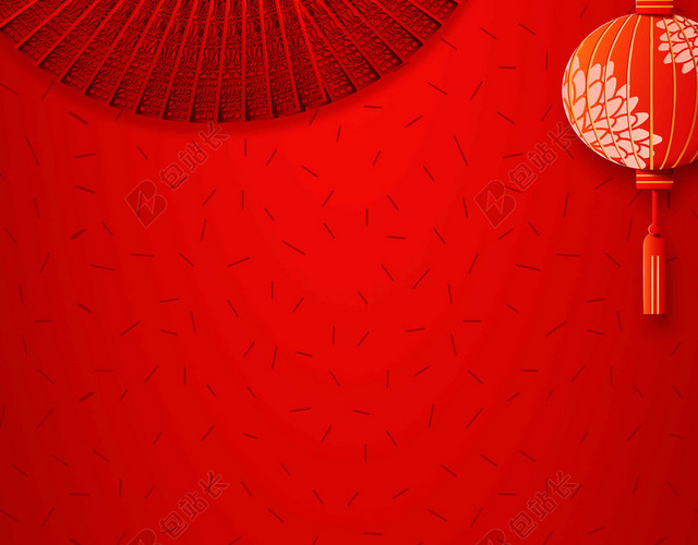中国红新年喜庆卡通小猪舞狮迎战猪年迎战2019背景素材