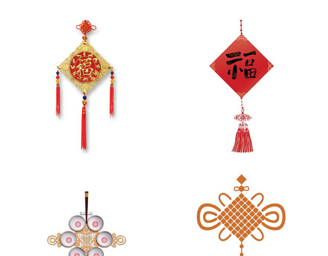新年中国结素材
