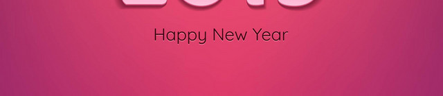 新年快乐卡通猪年2019年