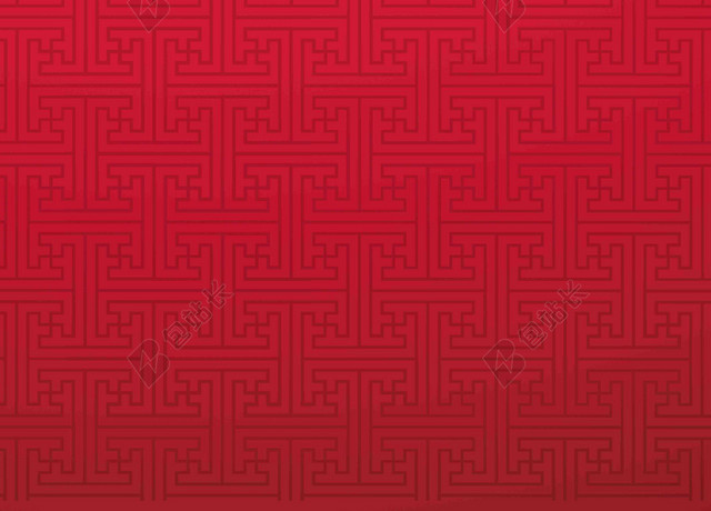 财运亨通红色喜庆2019新年猪年吉祥贺词贺岁海报背景
