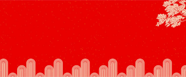 招财进宝红色喜庆2019新年猪年新年贺卡海报背景