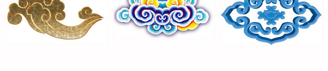 祥云纹理波浪