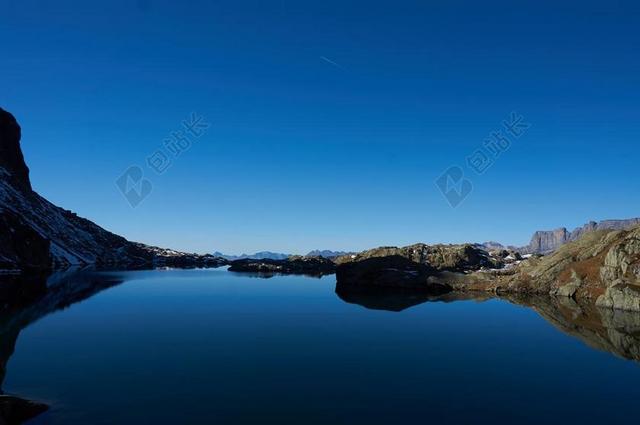 霞慕尼 BREVENT 阿尔卑斯山 LAC大角 高山湖泊