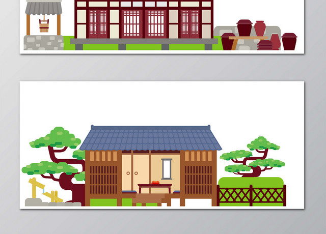 建筑物矢量图