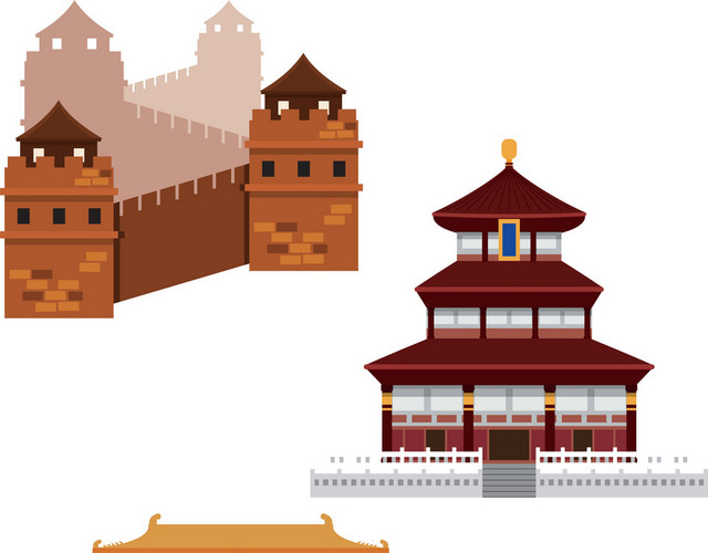 建筑物矢量图