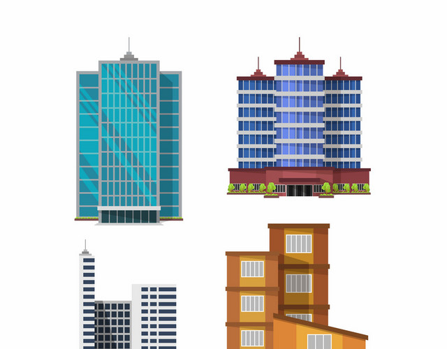 建筑物矢量图