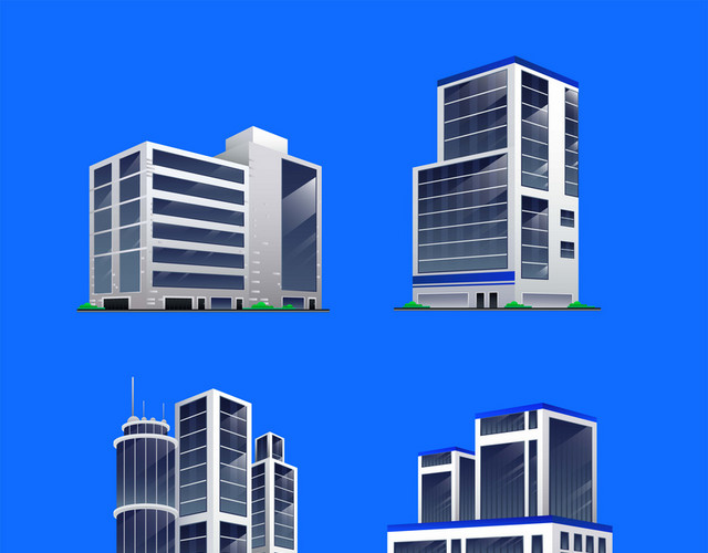 建筑物矢量图