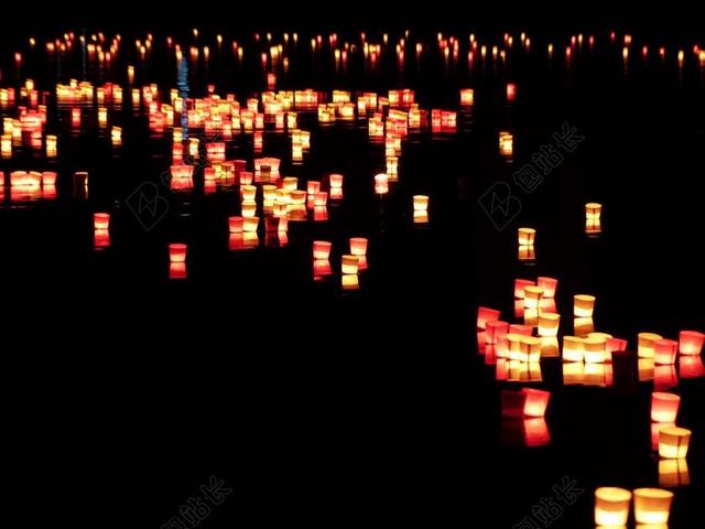 蜡烛 灯小夜曲 灯 河 游泳 浪漫 心情 爱情 长时间曝光