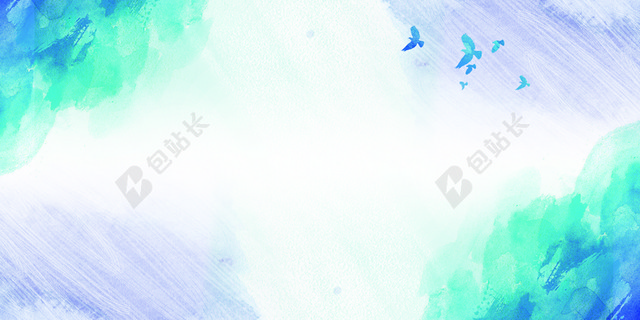 迎新联欢水彩渐变签到处2019新年猪年舞台背景海报背景
