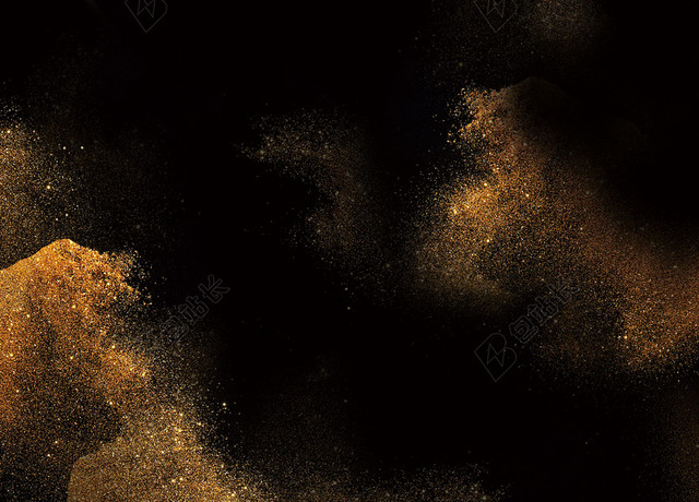 金光金龙周年庆典黑色海报背景