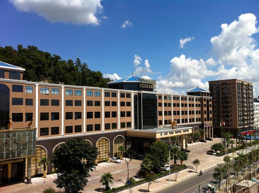 建筑时尚酒店室外装饰城市背景图片